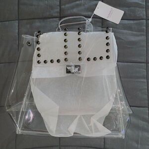 The Blair with Gunmetal Studs by Clearly Handbags